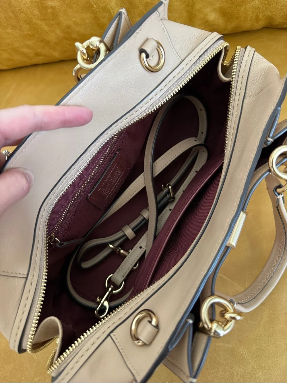 Coach Dreamer leather bag